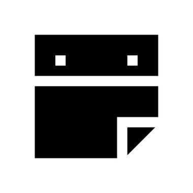 tarih vektörü simgesi düz simgesi