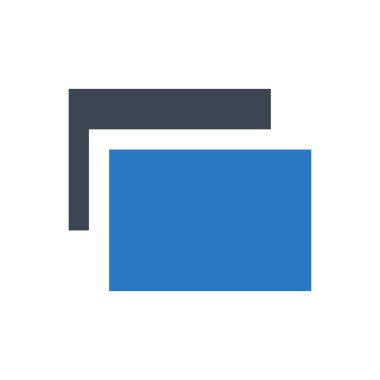 ekran vektörü renk simgesi