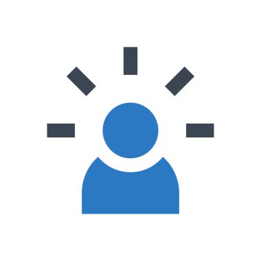 Hesap vektörü renk simgesi