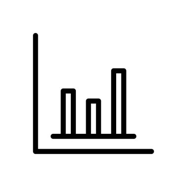 grafik vektörü ince çizgi simgesi
