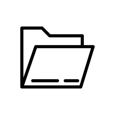 dizin vektörü ince çizgi simgesi