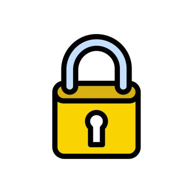 Koruma vektörü düz renk simgesi