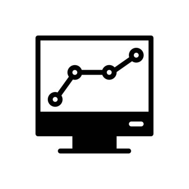grafik vektör düz simgesi