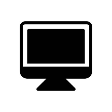 LCD vektör düz simge