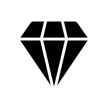 Elmas vektör düz simge