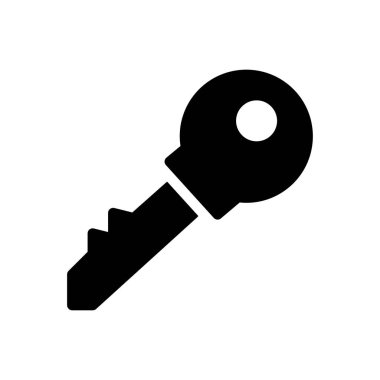 vektör düz simgesini kilitle