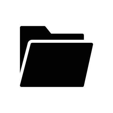 dosya vektör düz simgesi