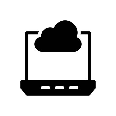 veritabanı vektör düz simgesi