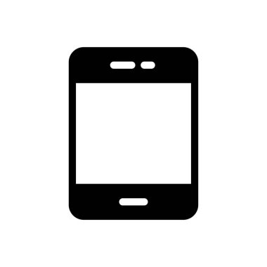 telefon vektörü simgesi düz simgesi