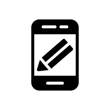 Web vektör simgesi düz simgesi