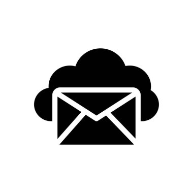 bulut vektörü düz simgesi