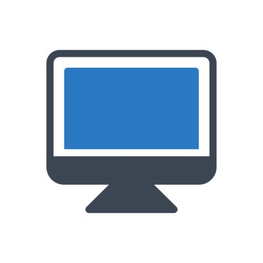 LCD vektör renk simgesi