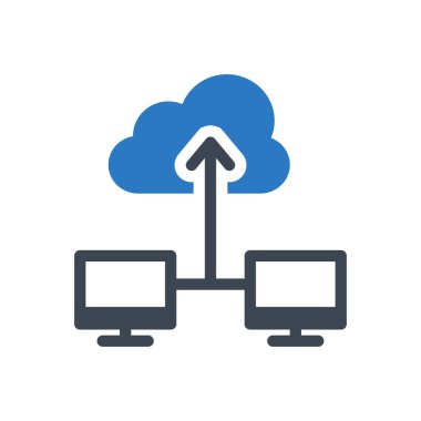 bağlantı vektörü renk simgesi