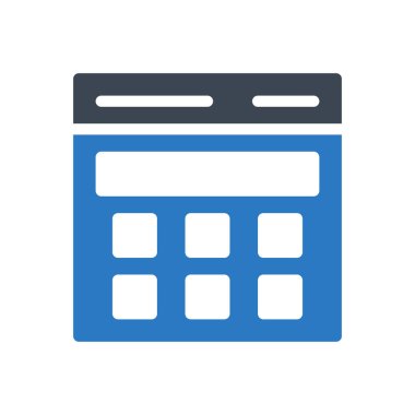 tarayıcı vektör renk simgesi