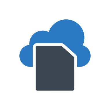 dosya vektör renk simgesi