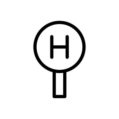 tahta vektörü ince çizgi simgesi