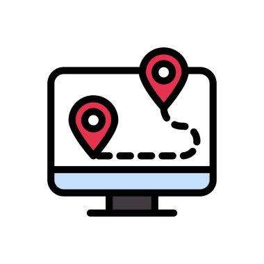 parça vektörü düz renk simgesi