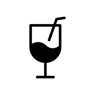 içeçek vektör düz simgesi