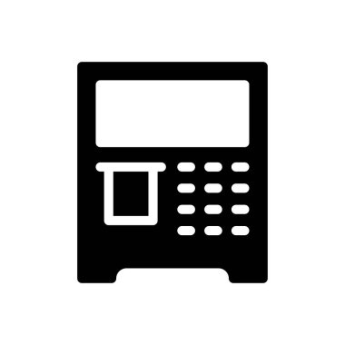 makine vektör düz simge