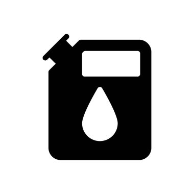 yakıt vektör düz simge