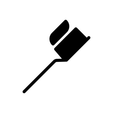 temizleme vektörü düz simgesi