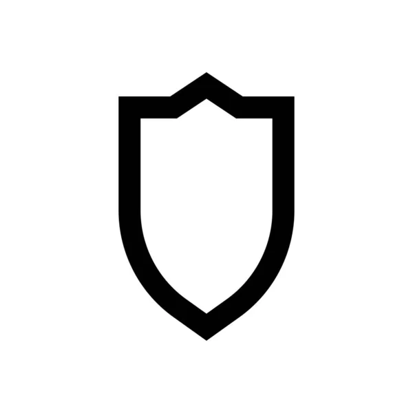 Schutzvektor Thin Line Symbol — Stockvektor