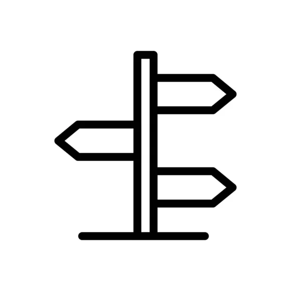 Board Vector Thin Line Icon — Stock Vector