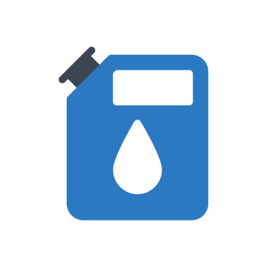 yakıt vektörü renk simgesi