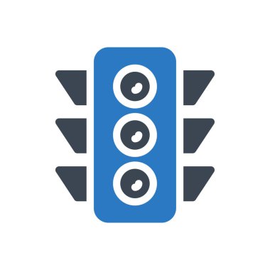 Sinyal vektörü renk simgesi