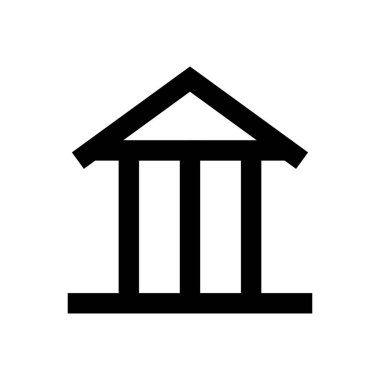 kolej vektörü ince çizgi simgesi