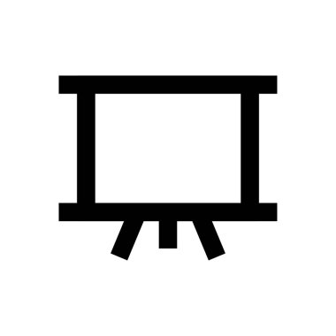 sınıf vektörü ince çizgi simgesi