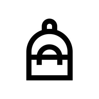 öğrenci vektörü ince çizgi simgesi