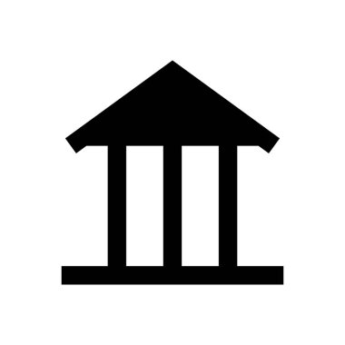 kolej vektör düz simgesi