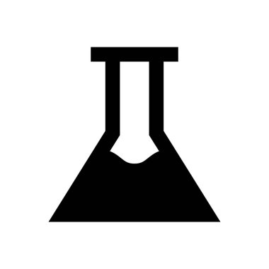 lab vektör düz simgesi