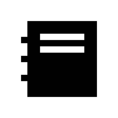 Günlük vektör düz simgesi