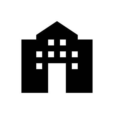 kolej vektör düz simgesi