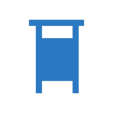 Podyum vektör renk simgesi