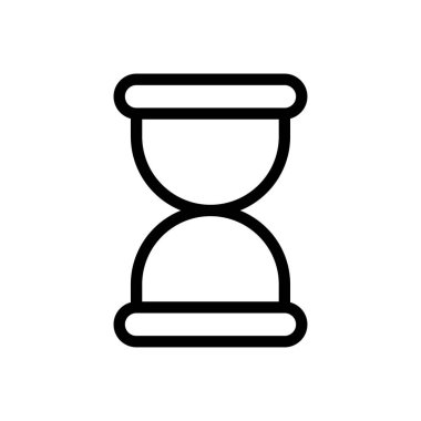 Kronometre vektör ince çizgi simgesi