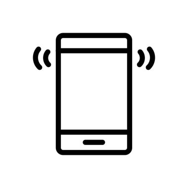 kablosuz vektör ince çizgi simgesi