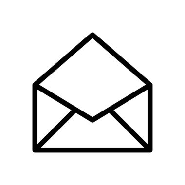 vektör ince çizgi simgesini aç