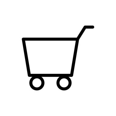 Tramvay vektörü ince çizgi simgesi