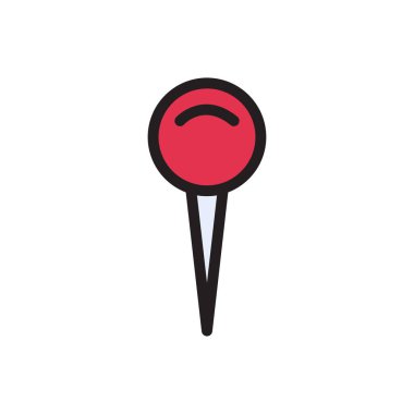 itme vektörü düz renk simgesi