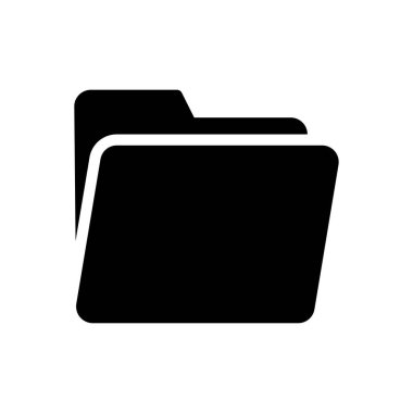 Dizin vektörü glyph düz simgesi