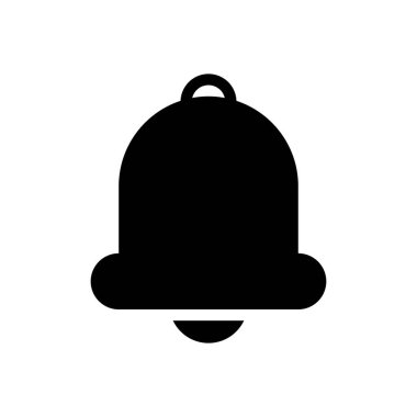 Çan vektörü düz simgesi