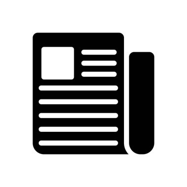 kağıt vektör düz simge