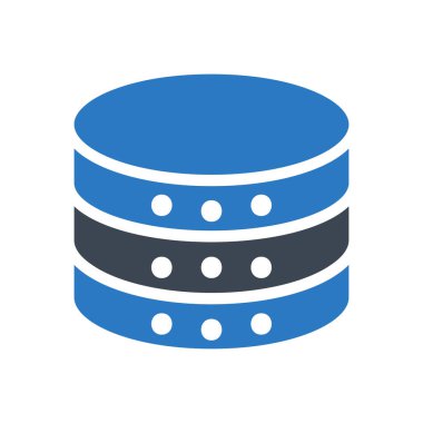 sunucu vektör renk simgesi