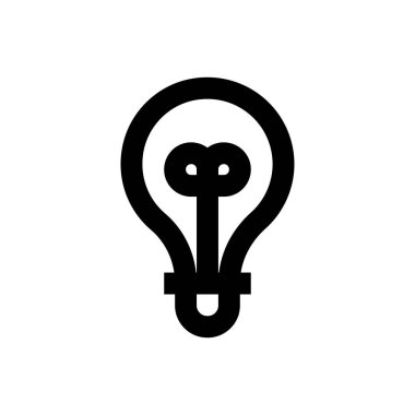 Çözüm vektörü ince çizgi simgesi