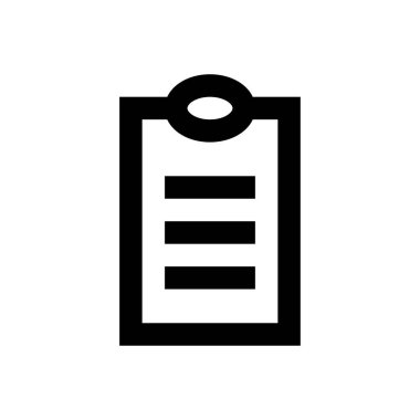 belge vektörü ince çizgi simgesi