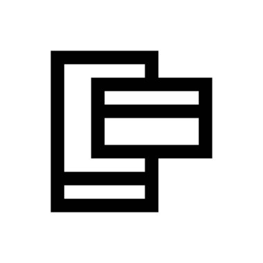 vektör ince çizgi simgesini geri çek