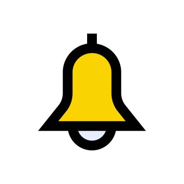 Uyarı vektörü düz renk simgesi